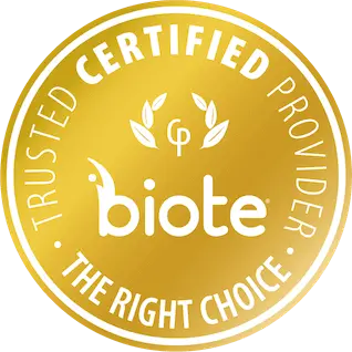 Biote Certified Provider Seal Miramont Wellness Centers BioTE certified provider seal